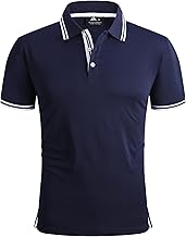 Men's Polo Shirt Short Sleeve Outdoor Casual Quick Dry Sports Breathable Golf T-Shirt