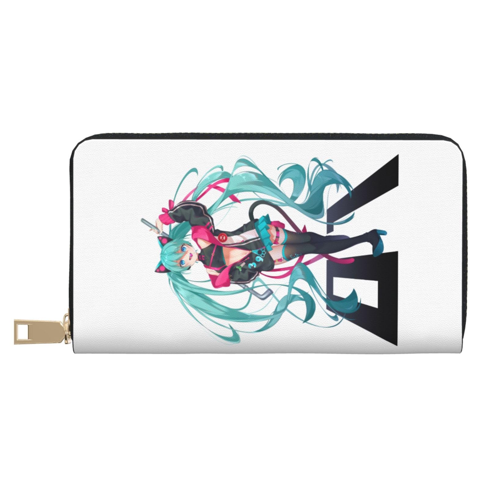 Amazon.co.jp: 財布 初音ミク 長財布 レザー ながざいふ 小銭入れ