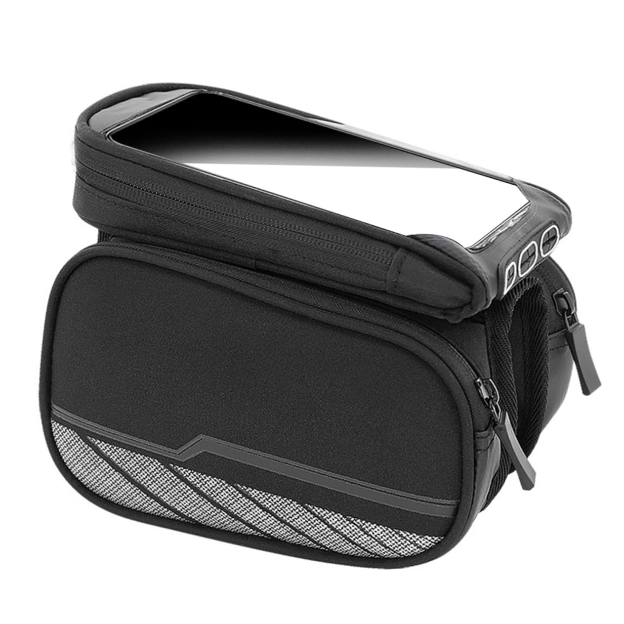 Toddmomy Borsa Per Smartphone Da Bici Con Borsello Da Manubrio Design Staccabile e Facile Installazione Protezione Per Assorbimento Degli Urti Compatibile Con Di Biciclette