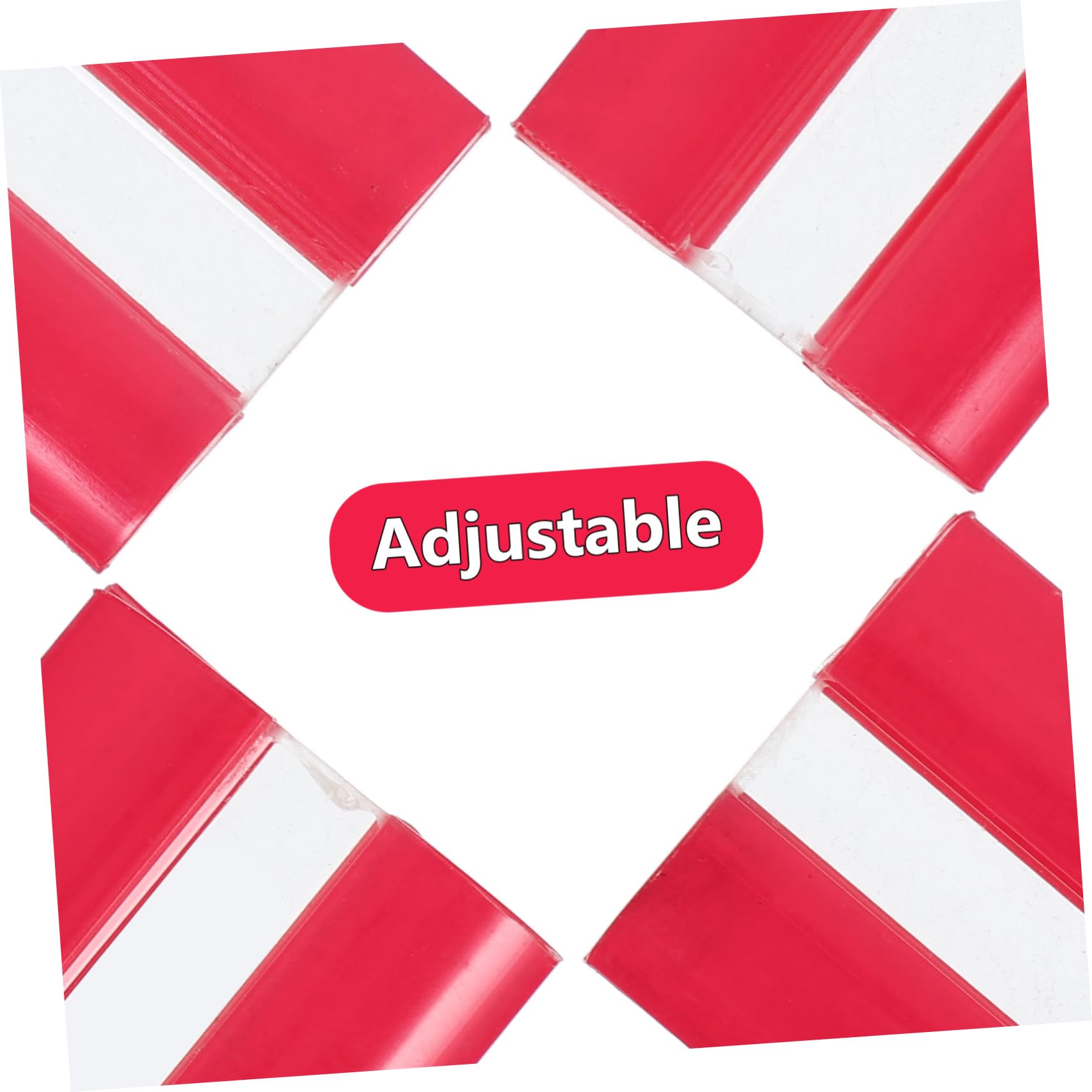 SOLUSTRE 4 Pezzi Cerniere Adesive in Acrilico Trasparente Angoli Regolabili per Porte e Mini Porte, Installazione a Strappo per Uffici e Abitazioni