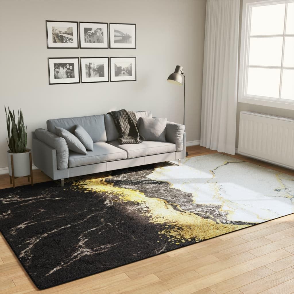 Tapis multicolore 190x300 cm lavable et antidérapant idéal pour grand salon