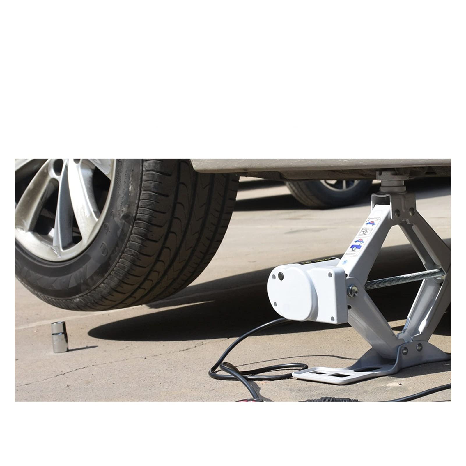 Podnośnik przyczepy, Elektryczny samochód 3T Suv. Off-road Vehicle Jack Electric Klucz Zestaw Wyposażenie pokładowe Naprawa samochodów i narzędzie do wymiany opon,Odporny na korozję