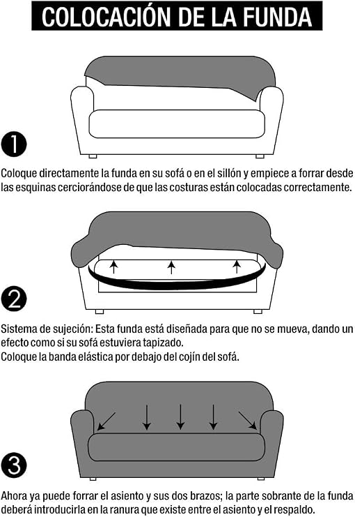 Blindecor Ambar 2 Seater Sofa Cover Red