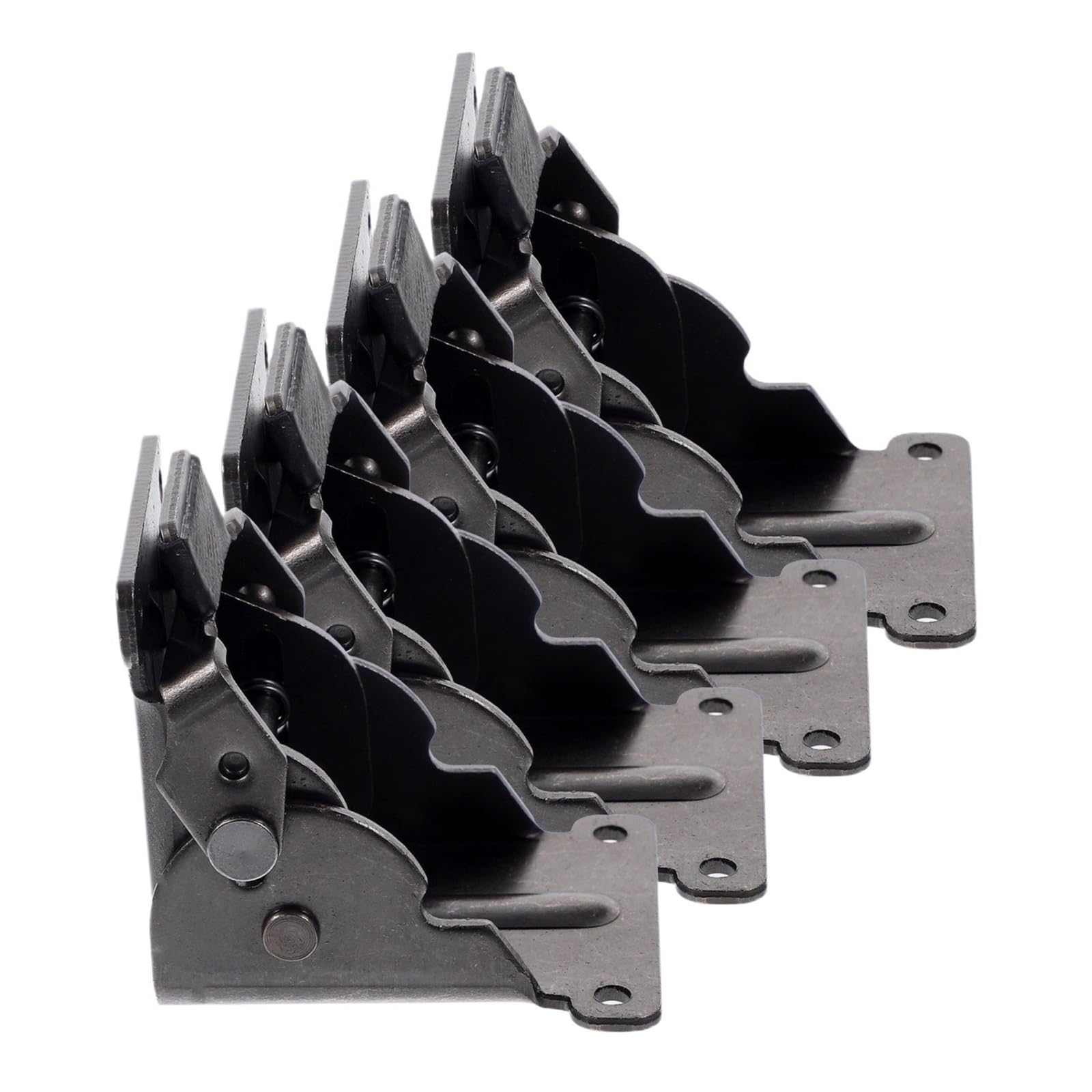 Sensumepb One Color 4Pcs 90 Degree Self Locking Foldable Shelf Hinges, Furniture Hardware For Space Saving Storage