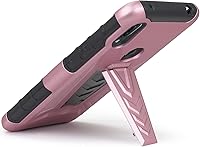 Vista 7 de Funda diseñada para Jitterbug Smart 3 (2021) con vidrio templado, clip giratorio para cinturón, soporte para soporte de armadura resistente a prueba