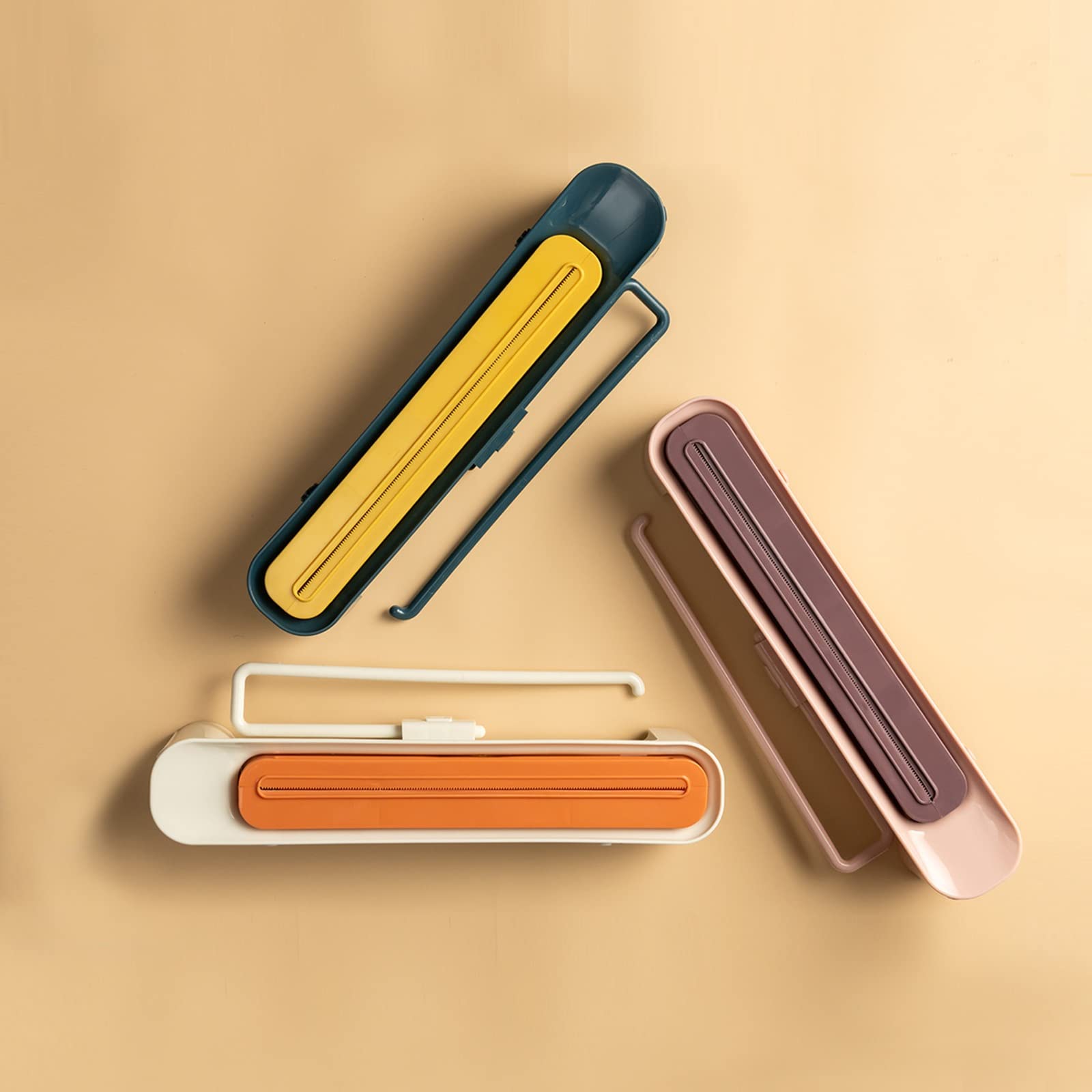 Amazon.co.jp: ラップフィルムカッターディスペンサー、カッター付き