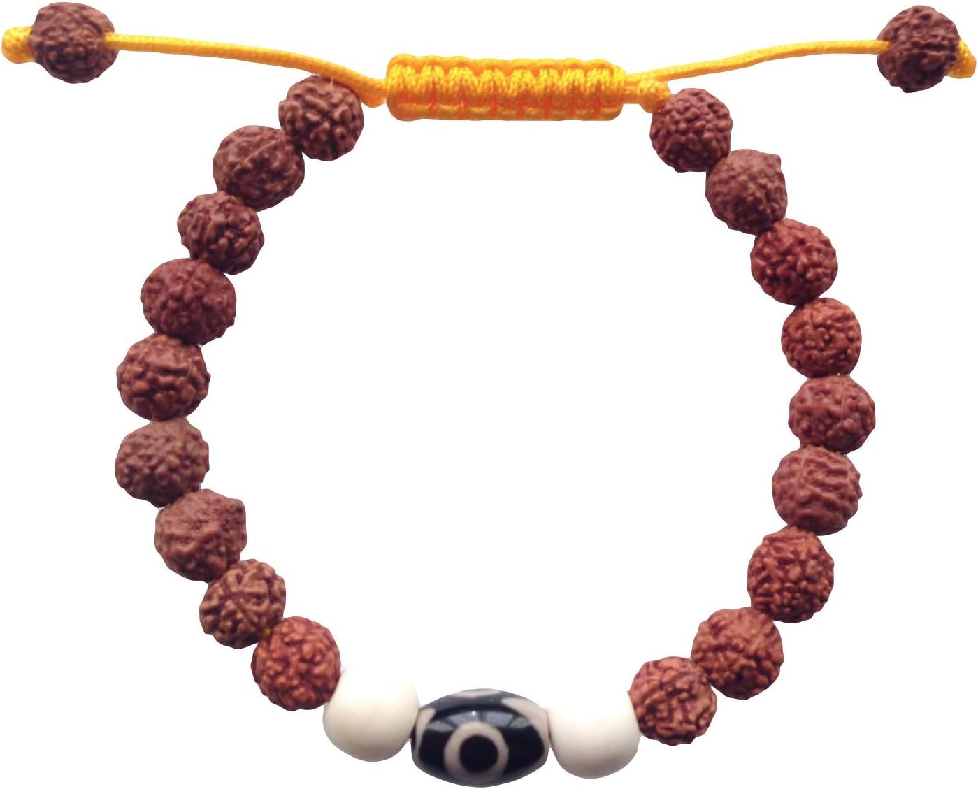 Hands Of Tibet Tibetan Mala Rudraksha Wrist Mala/Bracelet for Meditation