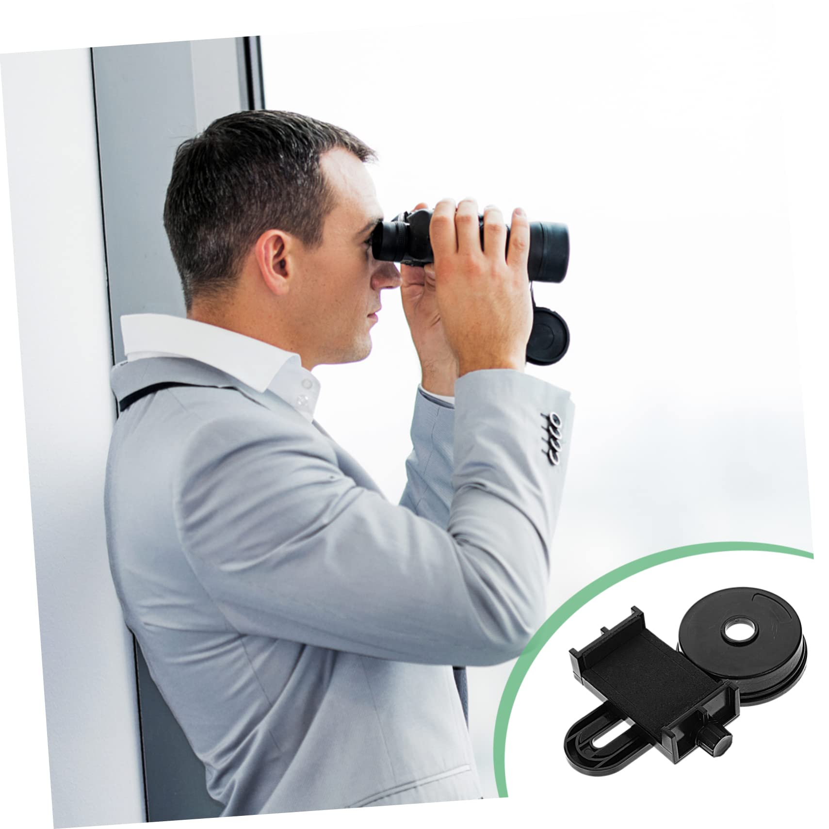 HOMOCONO Spotting Scope Phone Mount Adjustable Phone Holder Photography Adapter for Professional Use