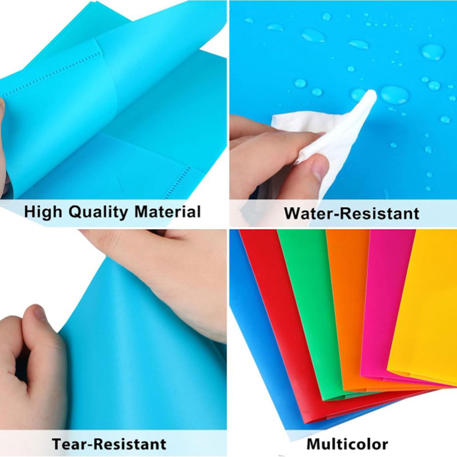 10-Pack-Plastikordner Aufbewahrungsdoppelpocket-Ordner für die Kommunikationskommunikation Office Office-Dokumente für Schüler geeignet