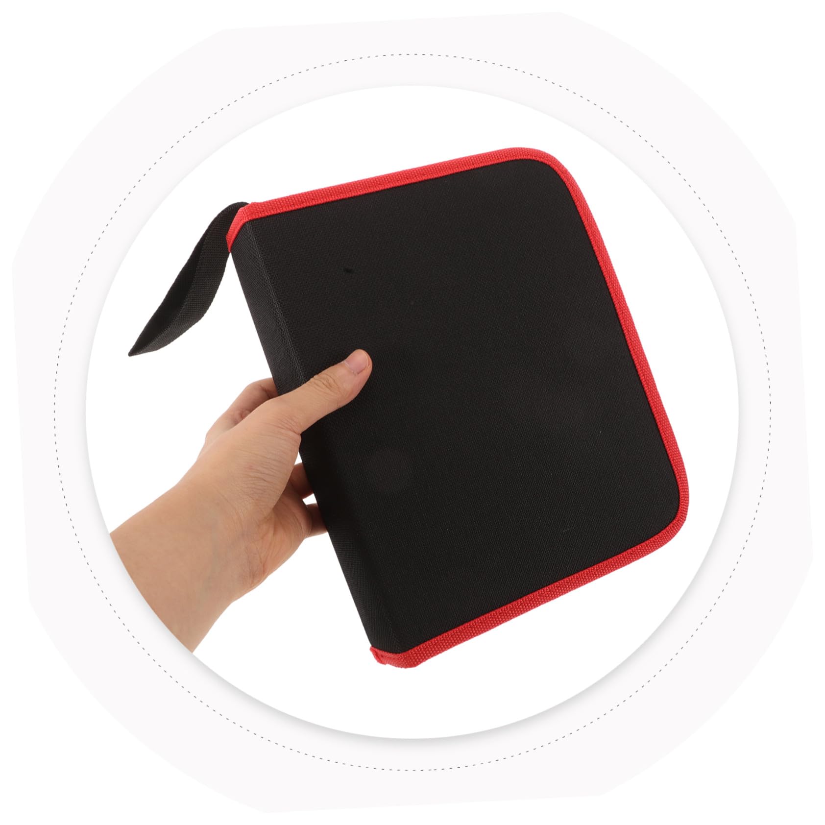 Pochette À Outils en Tissu Oxford avec Poignée De Rangement pour Forets Et Embouts Organisateur Portable 8.98 X 6.89 X 1.77 in pour Bricoleurs Et Voyage