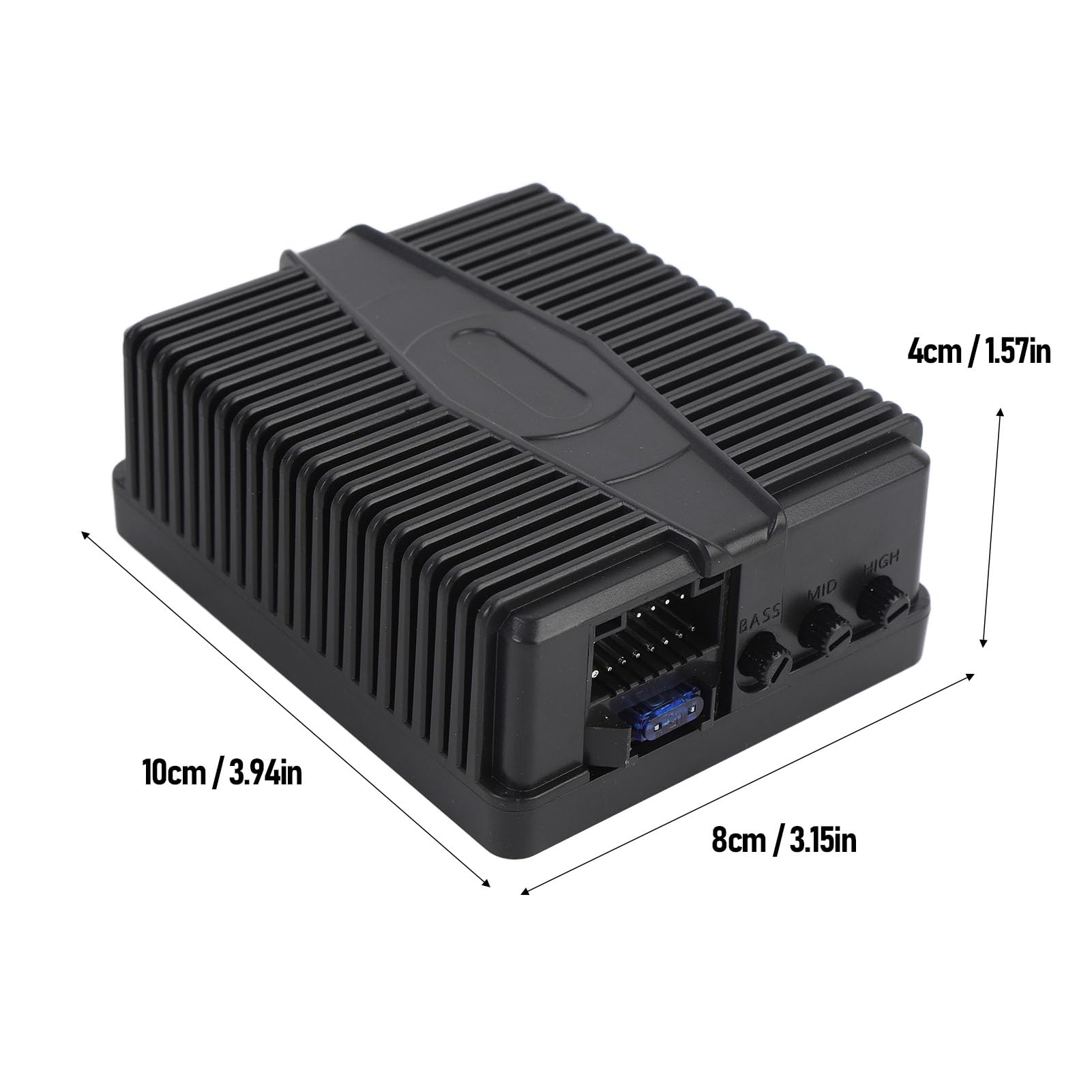 Auto -Stereoverstärker 12V -Auto -DAP -Verstärker 4 X 60w Power 4 Kanal Clear Sound Quality Autoverstärker für Android Car Stereo -System