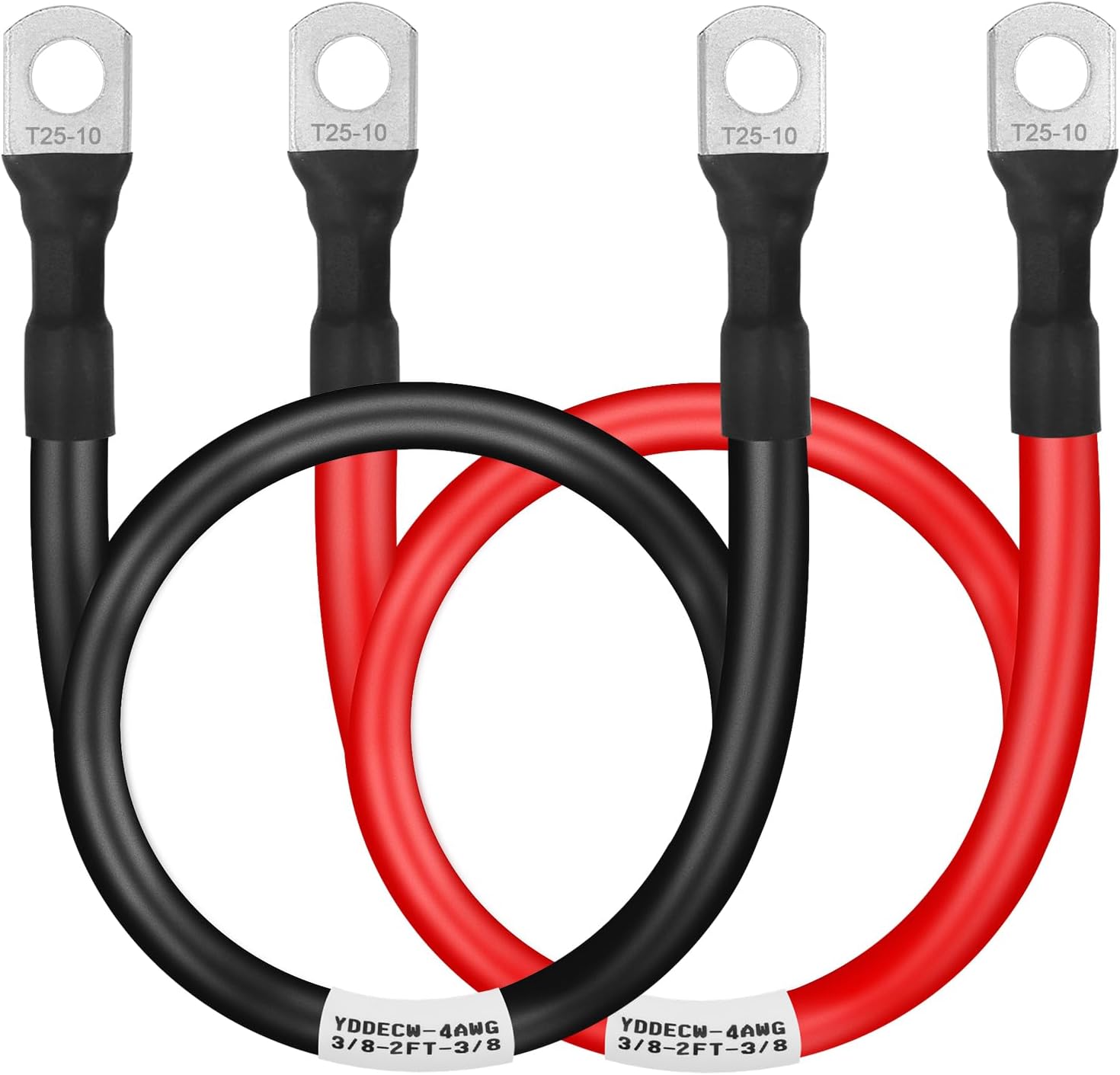 SZLYYDS Cable De Calibre 6 Cable AWG 6 10 Pies Negro 10 Pies Rojo, Cable - View #2