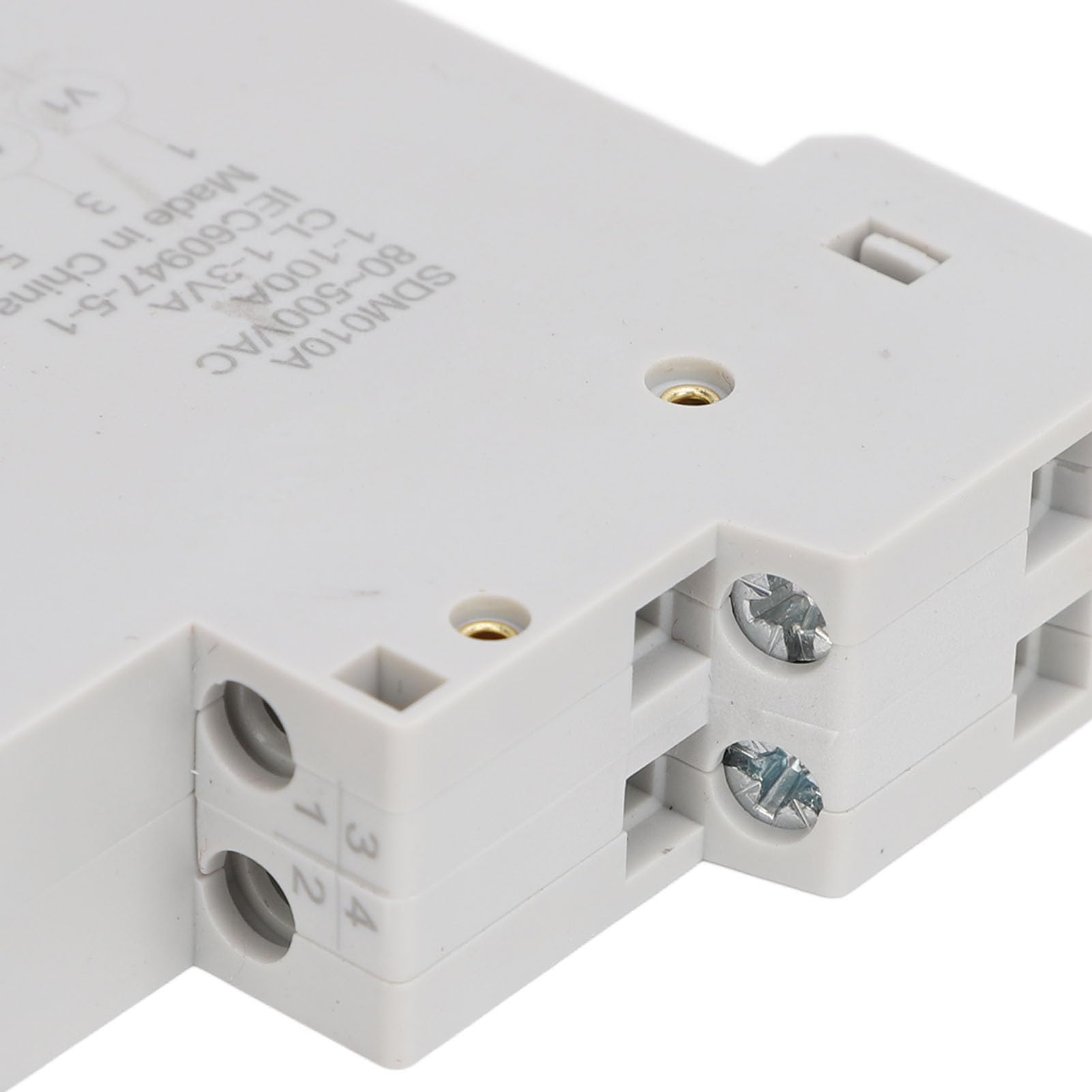 Ejoyous Amperemeter Hutschiene, 3 Phasen Strommessgerät LED Digital Display Hohe Genauigkeit Strommessgerät mit 3 Sensoren AC80-500V 1-100A für Industrie Bergbau Metallurgie elektrische