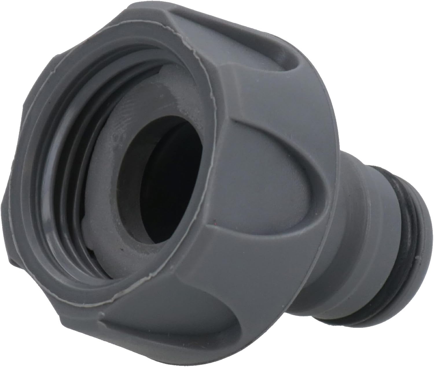 AB Tools Grey Hozelock Adaptor Adaptor Juction Push Connector Hose Pipe Threaded GAR54