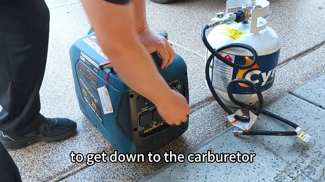 Amazon.com : HEOMAITO Dual Fuel Portable Inverter Generator 2200W