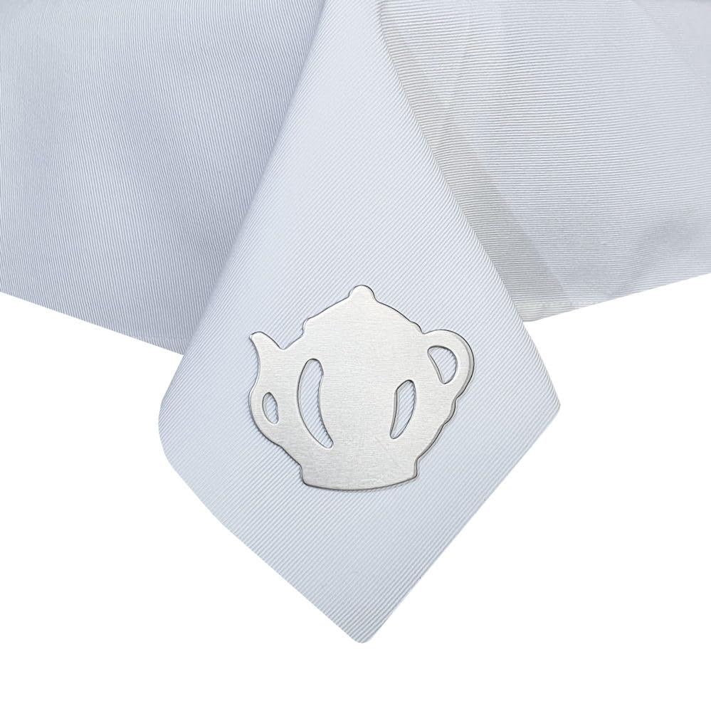 vabiono Tischtuchhalter 4 Stück Tischtuch-Magnet Tischdeckengewicht Tischdeckenbeschwerer aus Edelstahl für Garten Picknicks Party