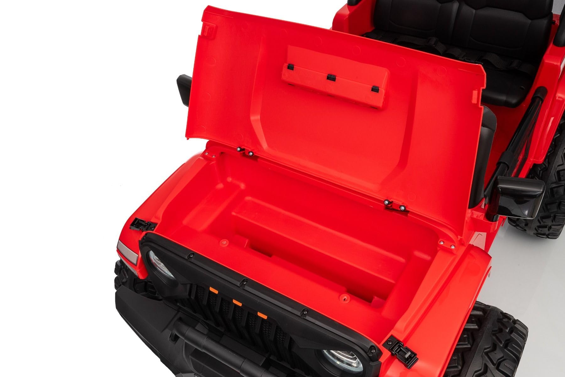 Beneo Motors OFFRIDE 4x4² 2-osobowy samochód elektryczny, 12 V, różowy, odtwarzacz MP3 z wejściem USB/AUX, napęd na wszystkie koła 4 x 4, bateria litowa, pilot zdalnego sterowania, oświetlenie LED
