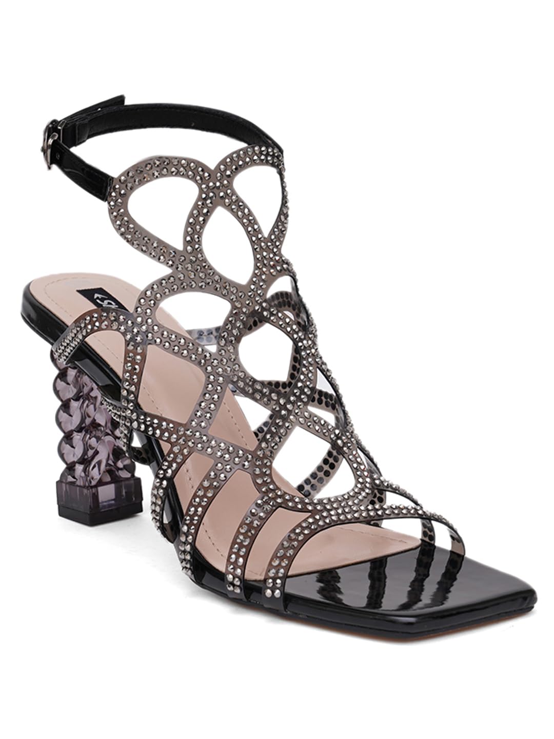 SHERRIF Womens Black Color Sandals(SF-4410-BLACK-33) (B0CK2D544Z) Amazon Price History, Amazon Price Tracker