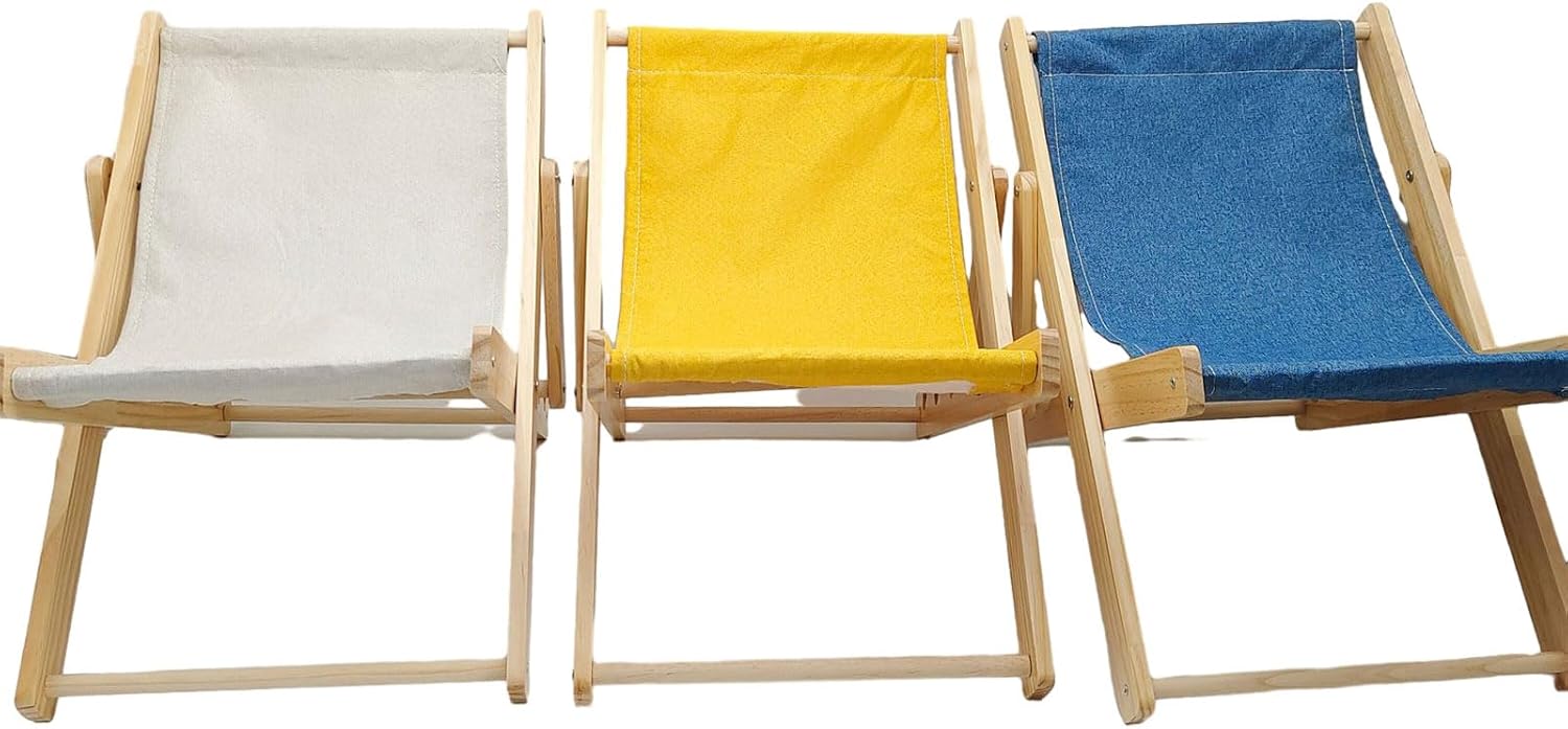Photography Props Wood Beach Chair for Newborn Photo Posing Furniture Infant Photo Backdrop Decoration Beach Chair for Photography