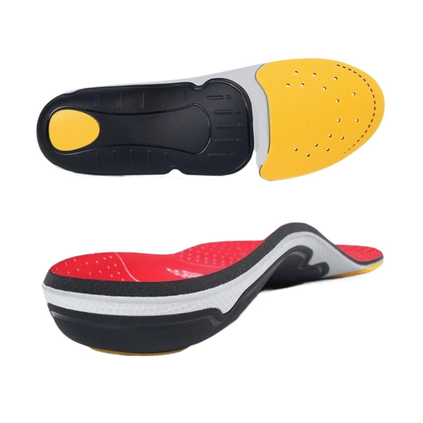 Plantillas Ortopédicas Plantilla ortopédica for alivio Plantar, pie plano, soporte for arco alto, inserto ortopédico for trabajo for hombres y mujeres, suela de zapatilla deportiva