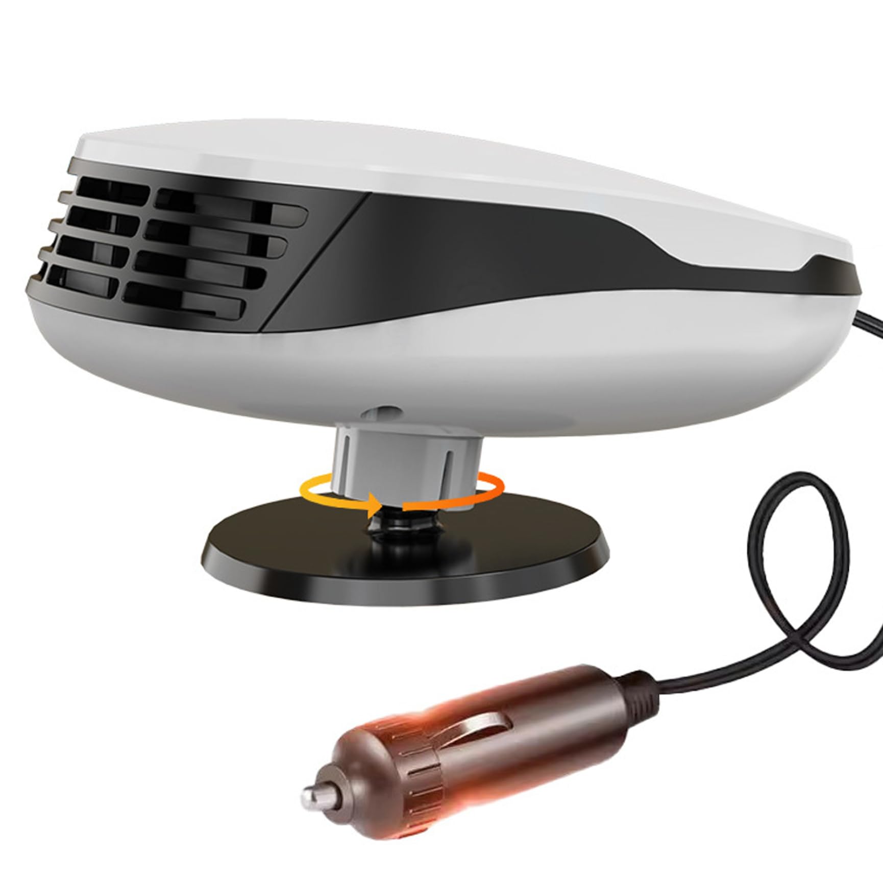 Autoverwarming, 12v 150w draagbare autoverwarmingsventilator, 2-in