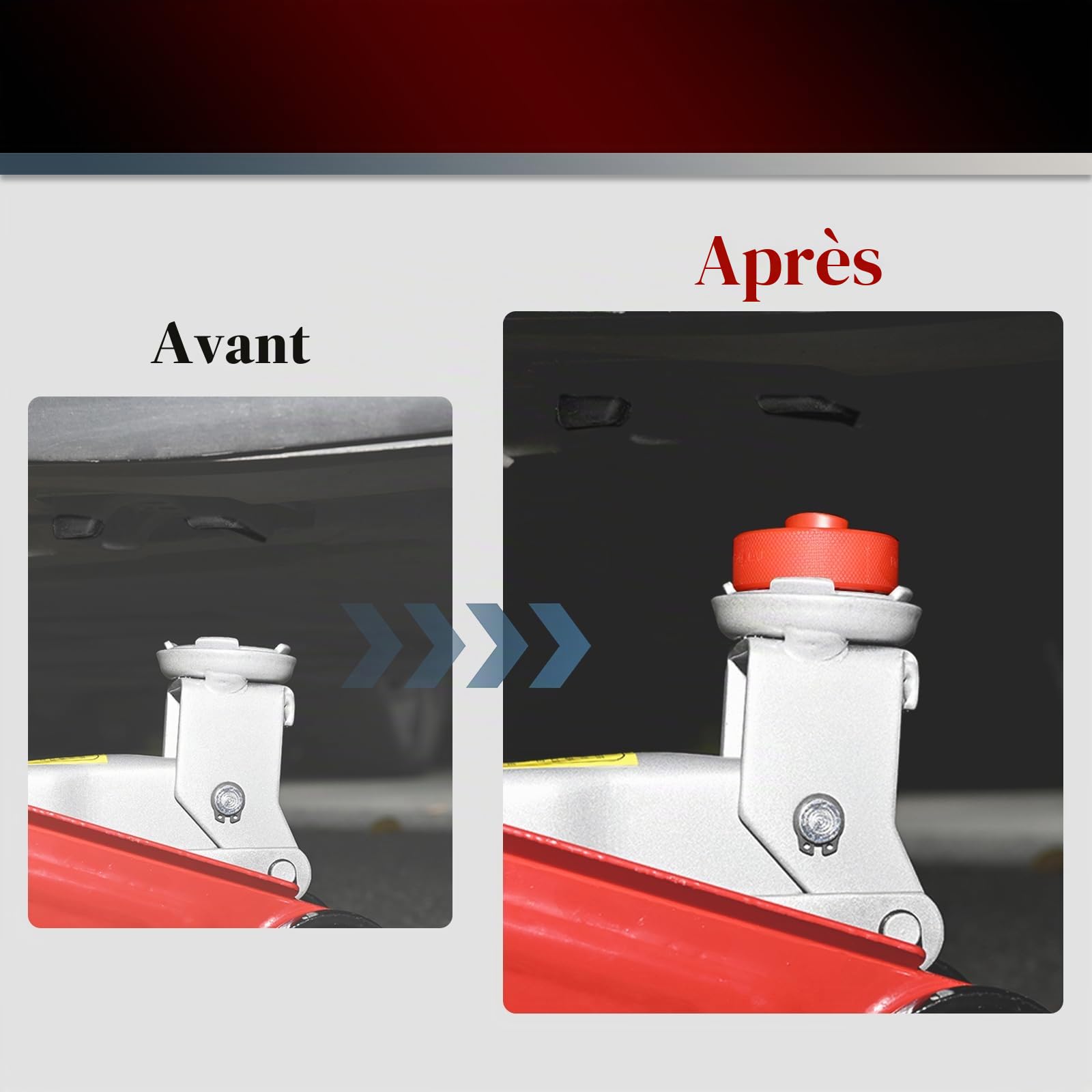 Adaptateur de cric - En polyéthylène - Pour carrosserie - Accessoire de voiture - Protège la voiture contre les rayures - Pour Porsche