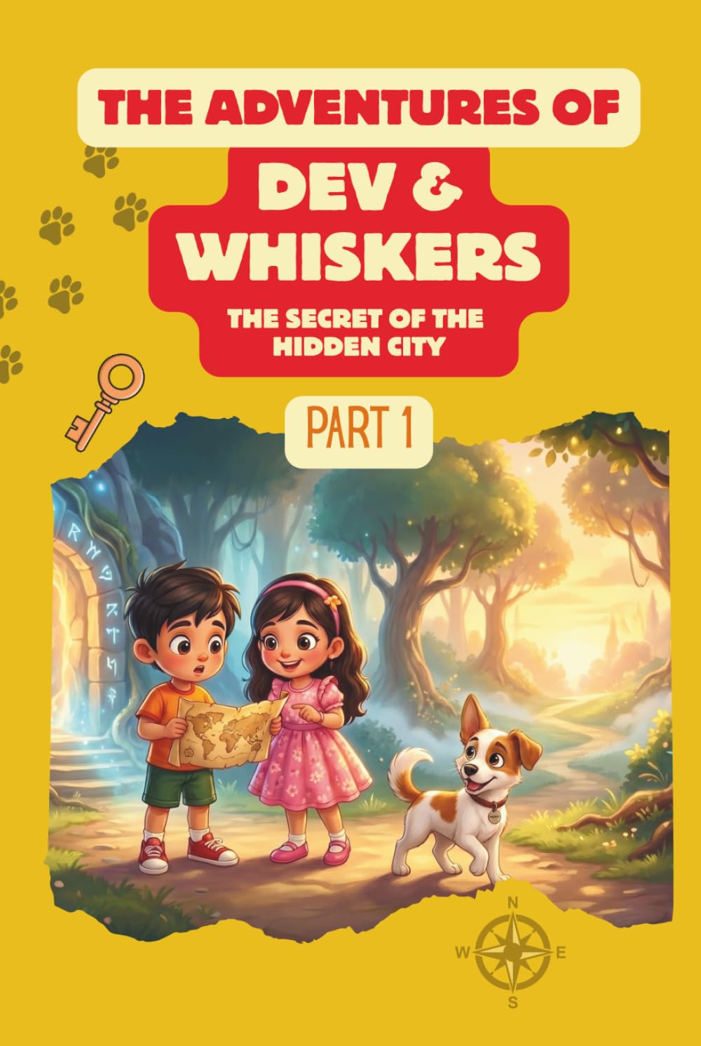The Adventures of Dev & Whiskers – Part 1 - The Secret of the Hidden City: An Adventure Story for Kids: A Fun and Magical Tale About Friendship, ... Dog (Dev & Whiskers Adventures Part 1)