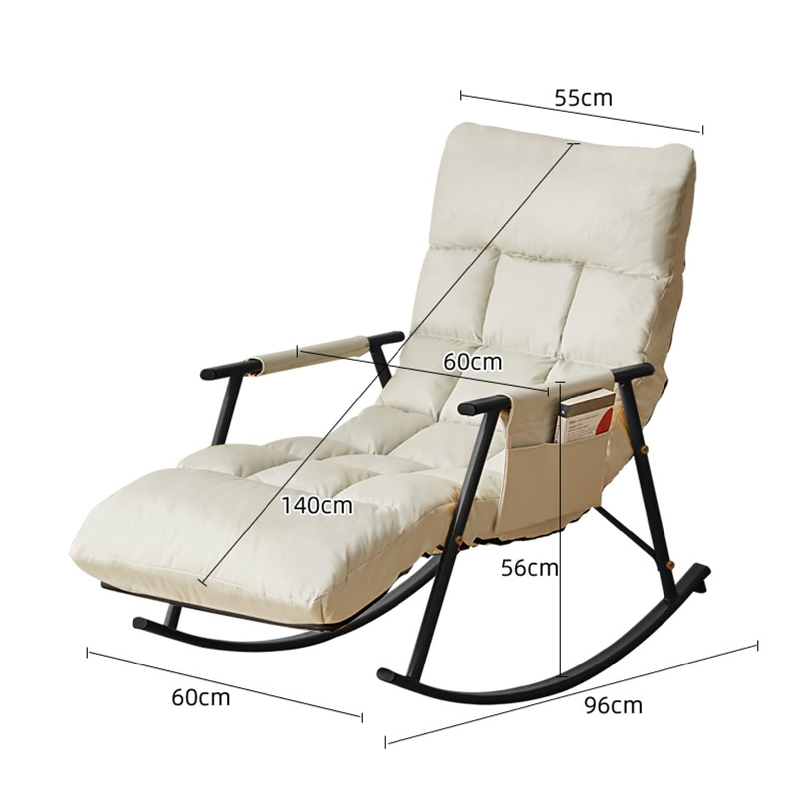 Sillones Para El Salón,sillon Relax,sillon Cama,mecedora Lactancia,butacas De Salon,sillon Lectura,sillon Lactancia,sillones Baratos,sillón Relax Con Capacidad De Carga De 150kg ( Color : Orange )
