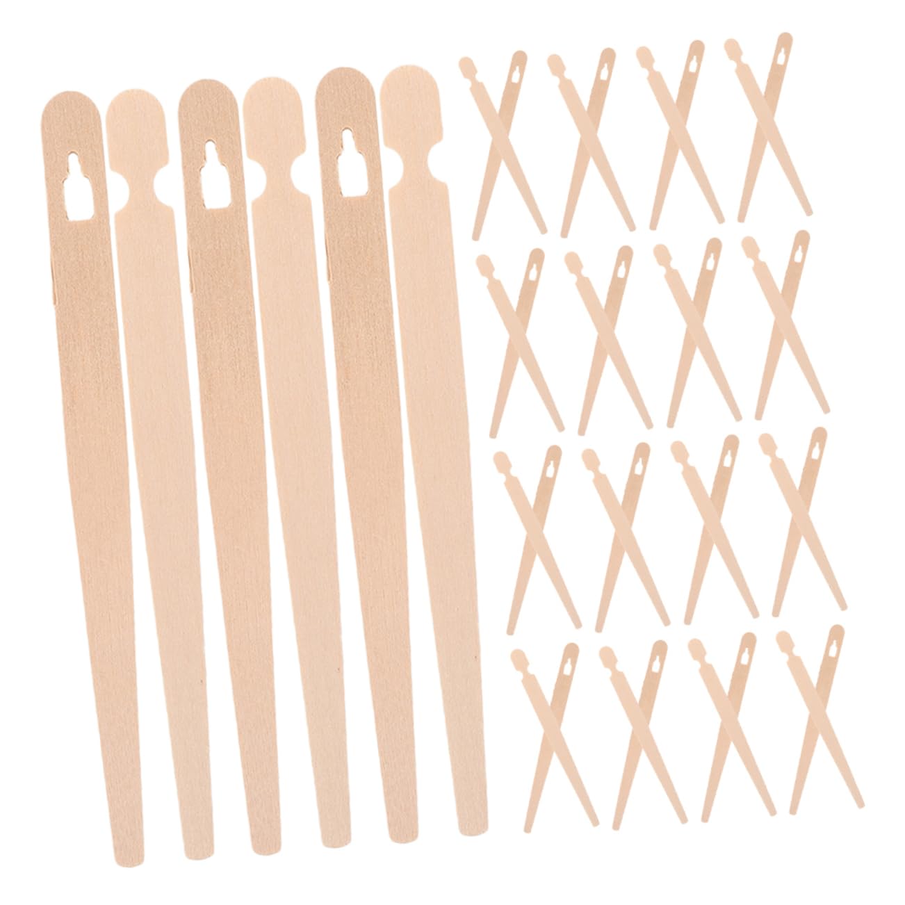 Healifty 200 Paires Pince pour Aliments Ustensiles de Cuisine Naturels pour Servir Fruits et Desserts Outil Polyvalent et Élégant pour Buffet et Cuisson Individuel