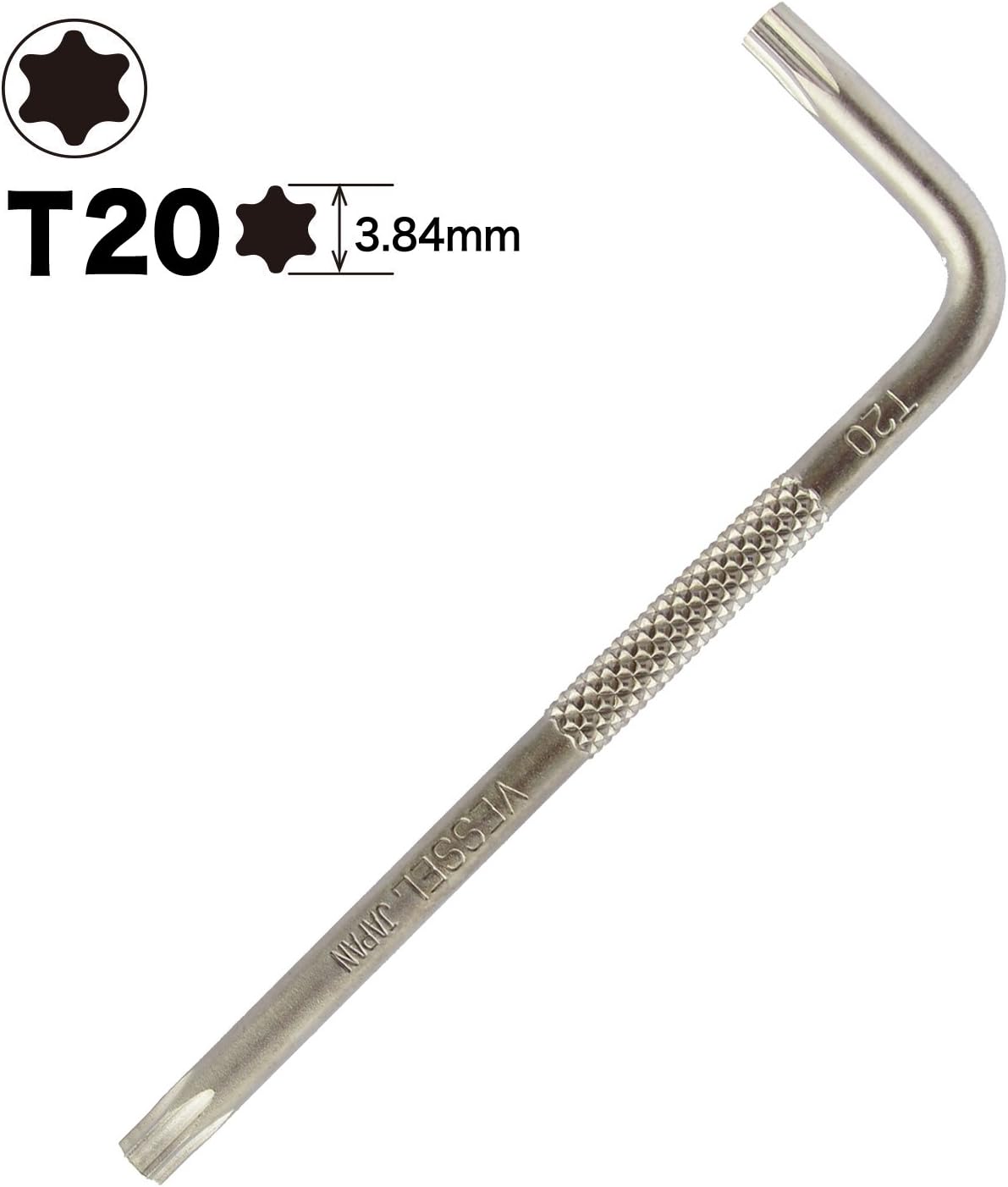 Vessel Torx L-Shaped Wrench T20 8500TX