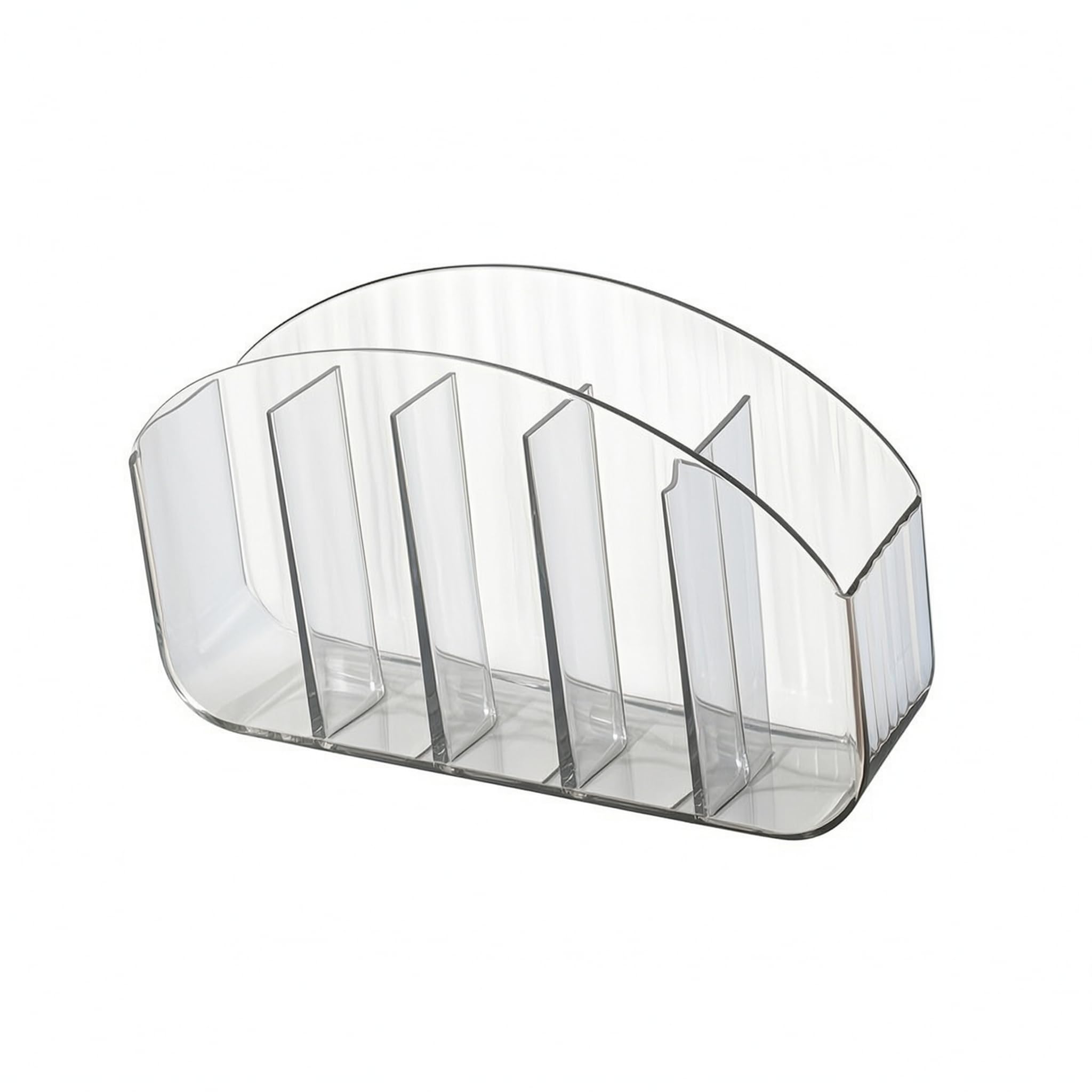 Zambuph Acrylic Vanity Organizer 5 Compartment Makeup Stand