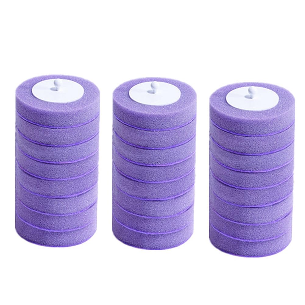 CTRLZS Disposable Toilet Brush Refills No Dead Angle Foam Cleaning Sponges Heads Bathroom Accessories