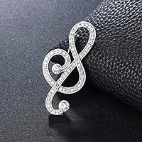 Amazon.co.jp: 音符ブローチ pmyxd94 ブローチ Eタイプ×ピンク