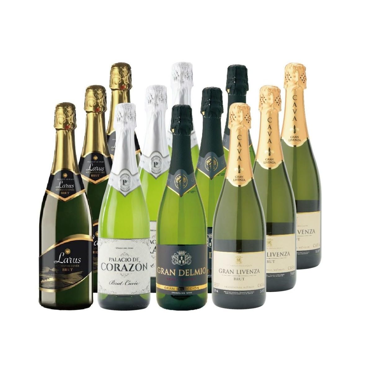 Amazon.co.jp: 旨安スパークリングワイン12本飲み比べセット！（4種×3