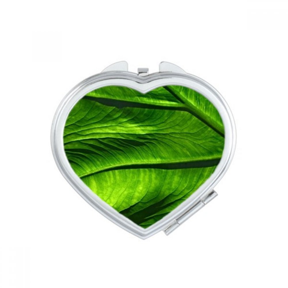 Miroir de maquillage compact image nature nuit cœur, accessoire de poche rond multicolore