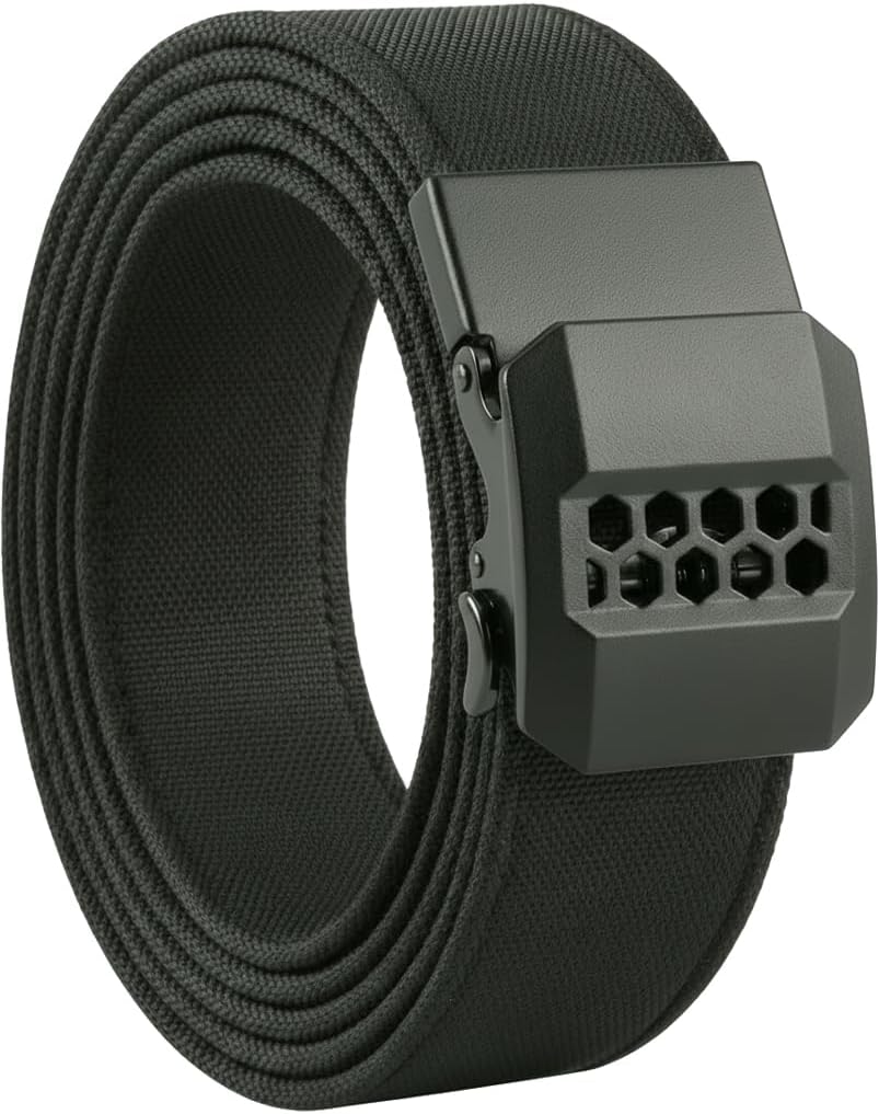 KingMoore 1.5" Ratchet Tactical Gun Belt | Micro-Adjustable Strap & Quick Release for IWB/OWB Carry | Dual-Layer Heavy-Duty Support for All-Day CCW, Security & Outdoor | Fits Waist Up to 40"