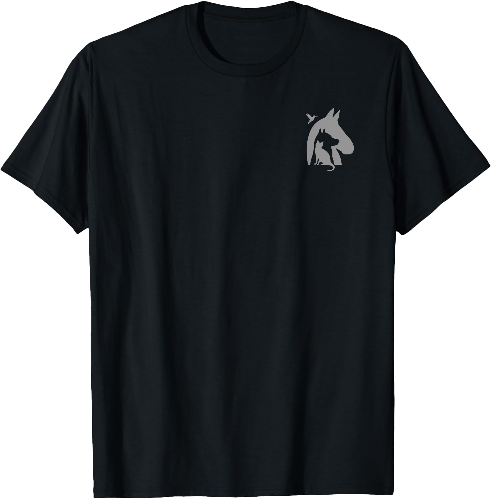 San Diego Humane SocietyI Want All The Cats Unisex-Adults Cat-Themed T-Shirt Black Small Classic Fit Crew Neck Short Sleeve