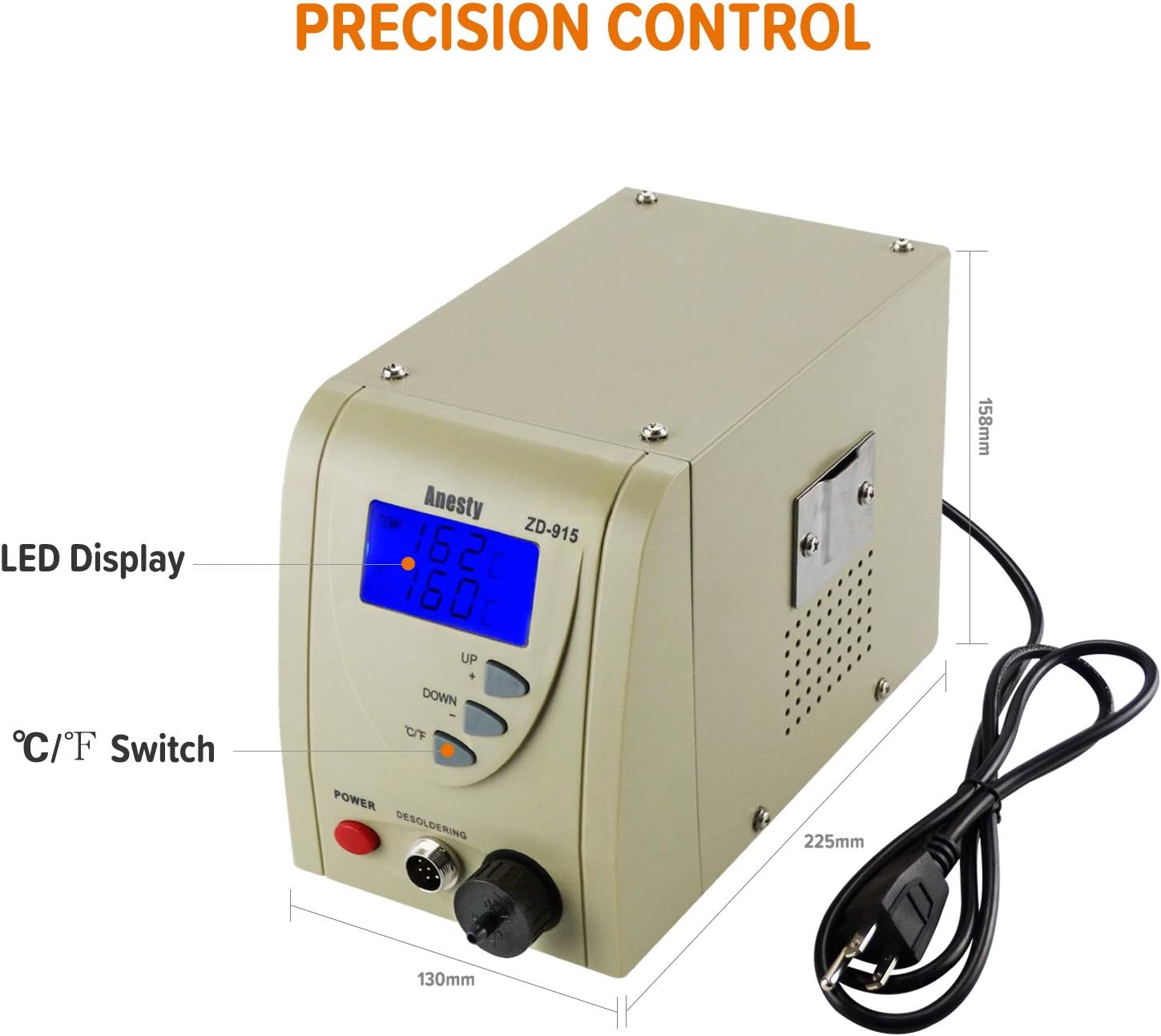 Buy Pro Digital Vacuum Desoldering Station, Anesty Professional Removal