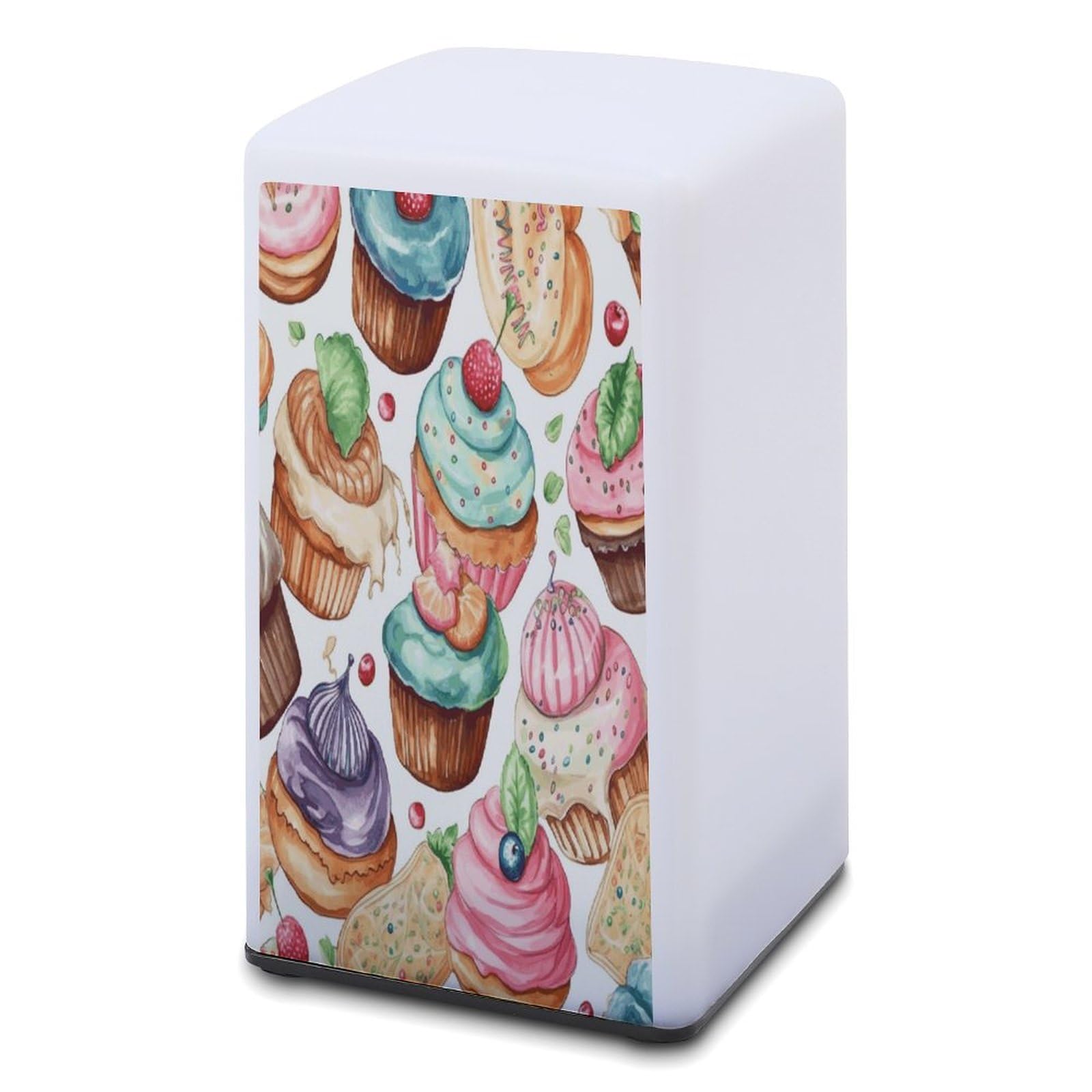 JTREHY Small Cupcakes Donuts Muffins Sugar Table Lamps for Bedroom Minimalist Nightstand Lamp Water-Resistant Eye-Caring Table Lamp Modern Bedside Table Lamps for Living Room Bedroom Office
