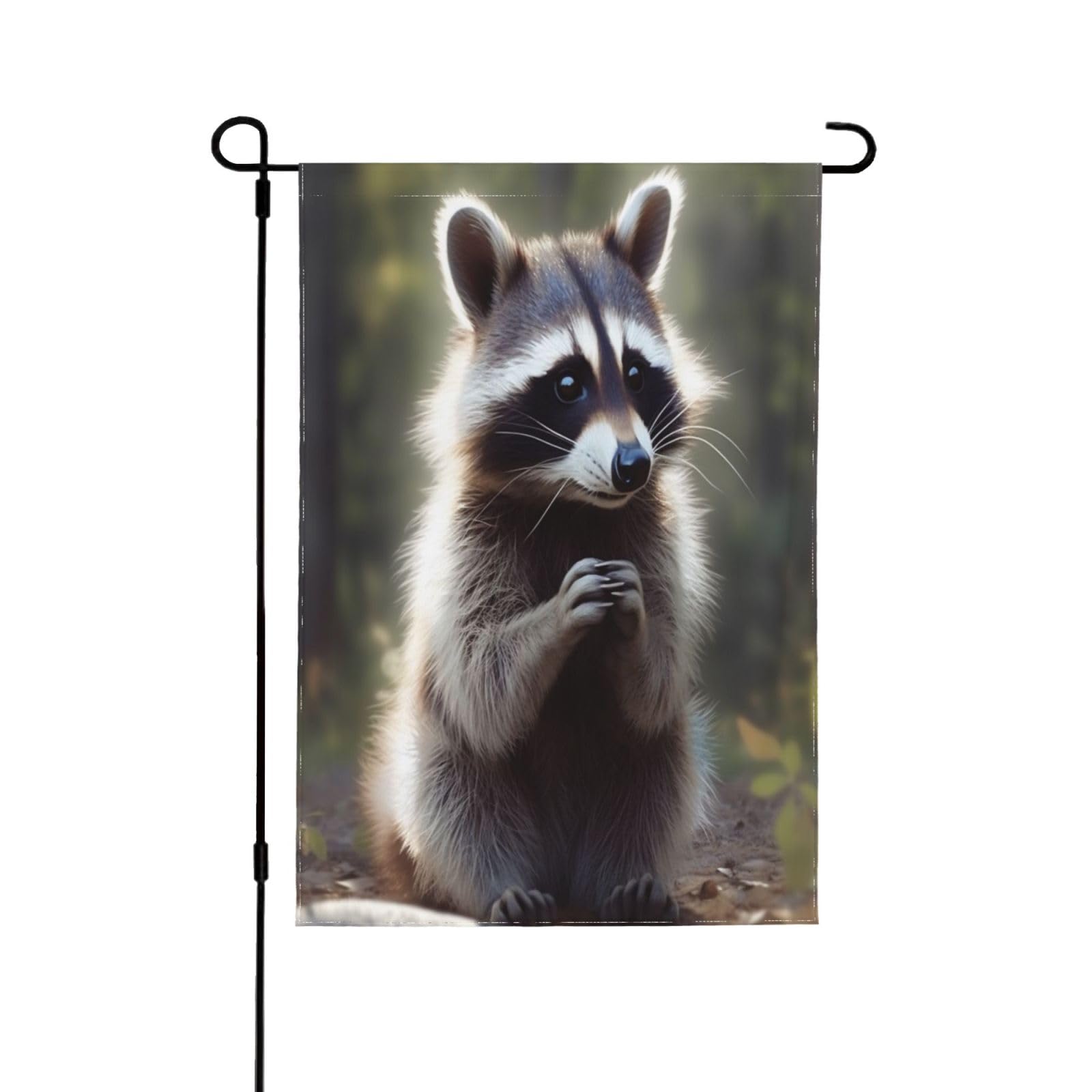 Drapeau de maison raton laveur grand format pour sublimer votre porche et pelouse