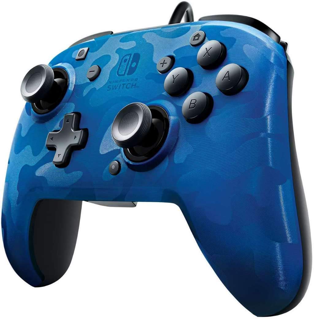 Amazon.com: PDP Gaming Wired Pro Controller Faceplate: Blue Camo