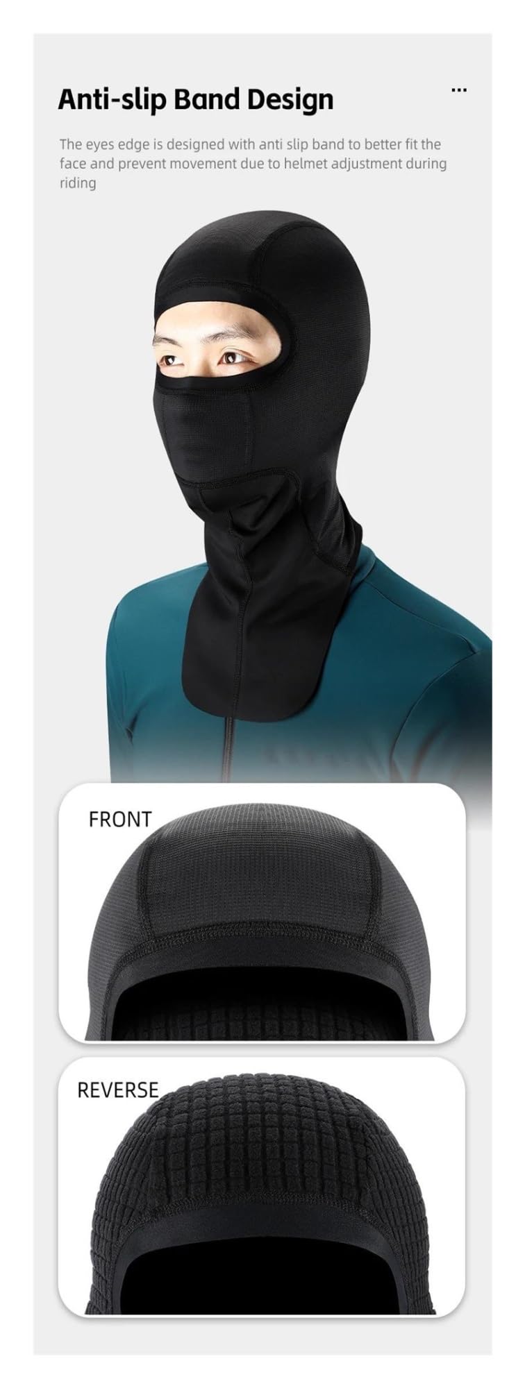 Máscara de Esquí Máscara de Viento Casco para montar en motocicleta, gorro de lana para ciclismo, a prueba de viento, térmico, para deportes al aire libre, máscara facial completa, gorra de ciclismo p