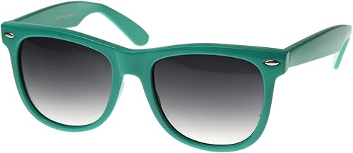 Miniatura 2 de zeroUV Large Classic Color Horn Rimmed Bright Retro Style Sunglasses