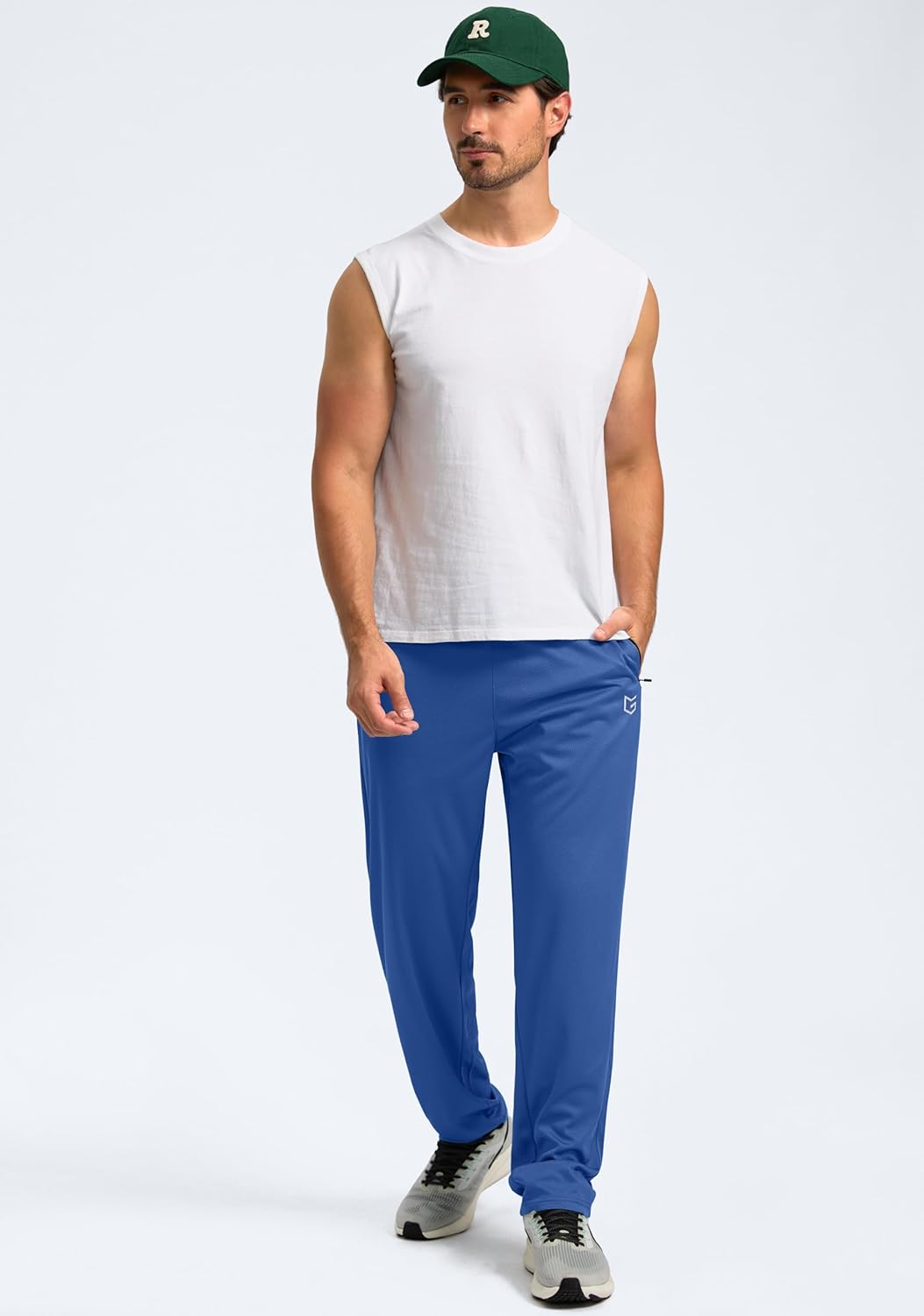 G Gradual Men's Sweatpants Mesh Lightweight with Zip Pockets Breathable Quick Dry Athletic Pants for Workout Running - Image 6