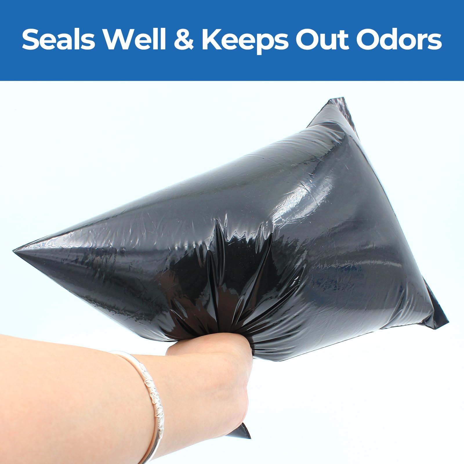 100 Piezas Seal-N-Toss Bolsas De Eliminación De Bolsas De Ostomía, Alto Sellado/Previene Olores/Bolsas De Eliminación Ecológicas Para Bolsas De Estoma, Pañales, Almohadillas Para Incontinencia