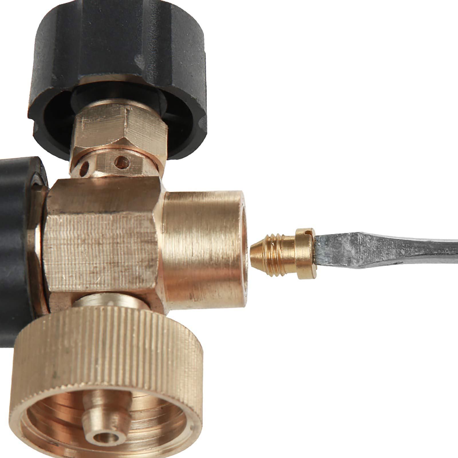 1/4 Inch Brass Foam Cannon Orifice Nozzle Tips Quick Connect Universal Thread Tips Snow Foam Lance Orifice 1.25mm