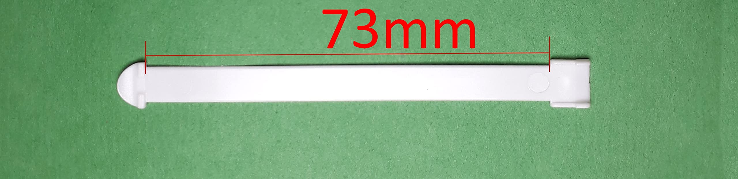 Asia Buy Plastic Spacers/Straps Vertical Blind Carrier Replacement Parts from 44mm-115mm (10, 73mm)