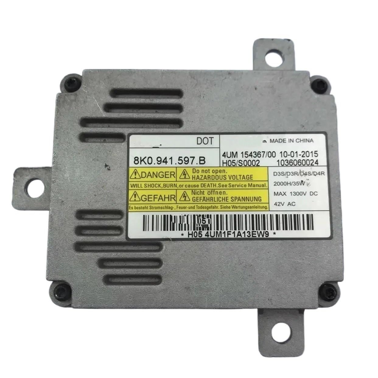 Compatible con A3 para A4 para A8 D3S D3R lámpara de Faro balastro H-ID 8K0941597B 8K0 941 597 B 1036060014 balastro xenón
