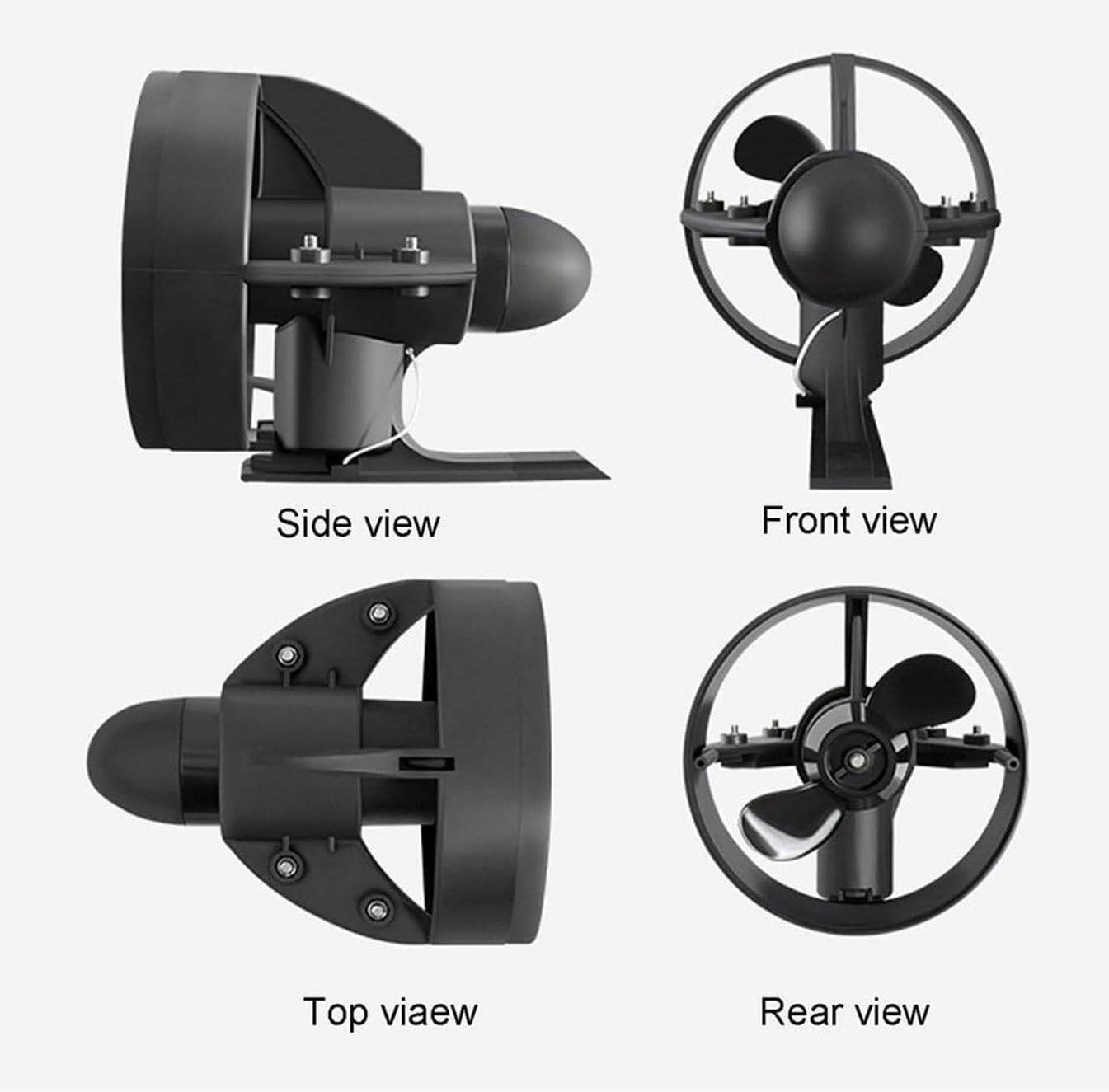 Aileron motorisé électrique sous-marin pour propulseur de kayak Sup 218 Wh Aileron arrière amovible Moteur sous-marin rechargeable Aileron arrière télécommandé