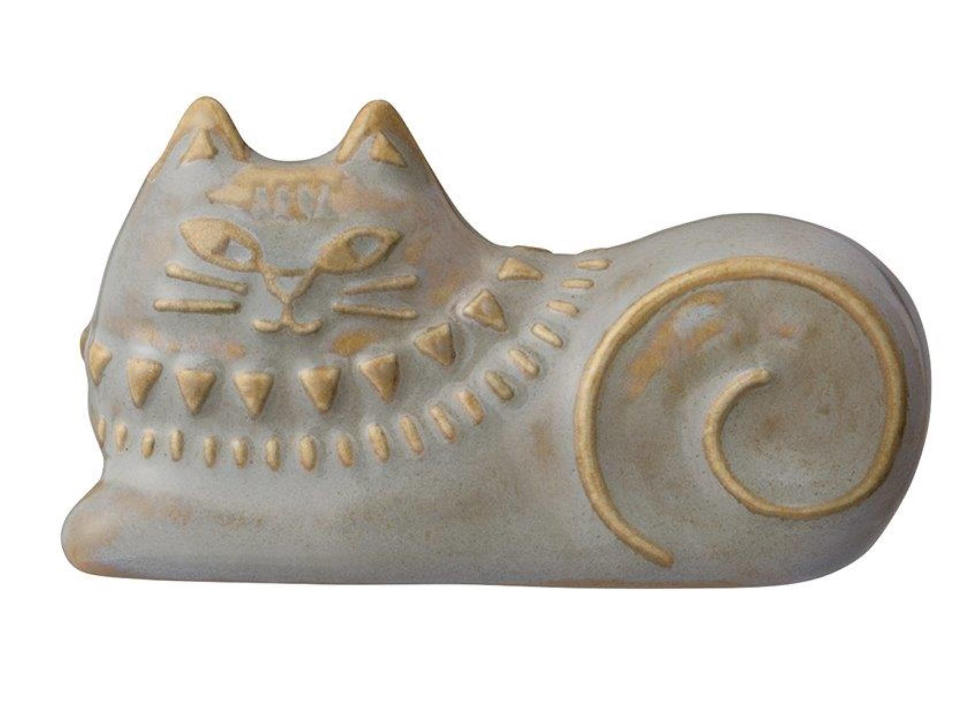 Amazon｜デコレコーポレーション FIKA ネコレリーフ箸置き GY サイズ